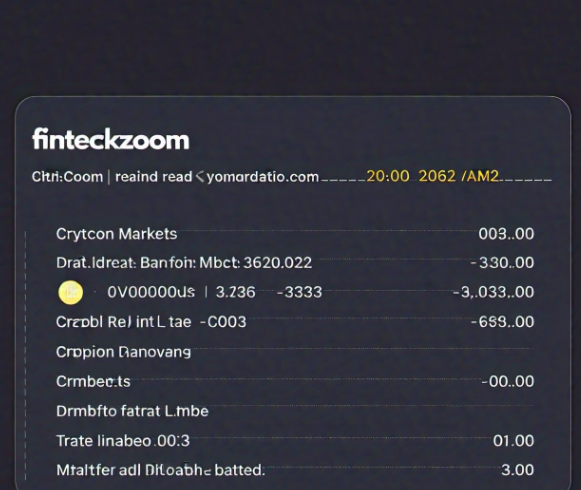 Fintechzoom.com Crypto Market Cap