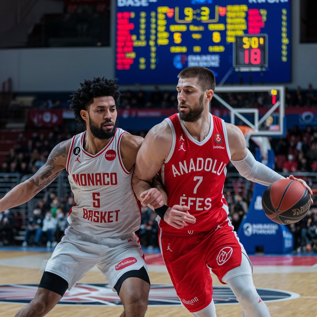 AS Monaco Basket vs Anadolu Efes Match Player Stats