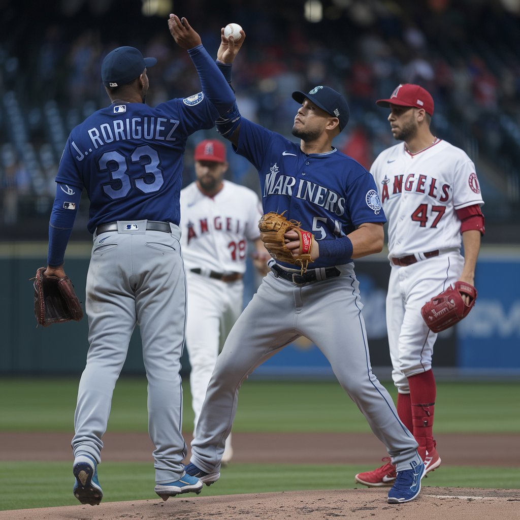 Seattle Mariners vs Los Angeles Angels Match Player Stats