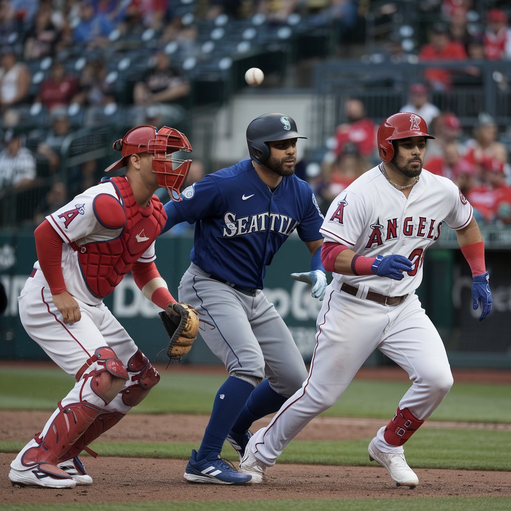 Seattle Mariners vs Los Angeles Angels Match Player Stats