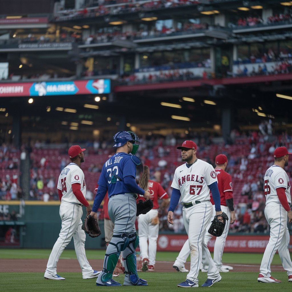 Seattle Mariners vs Los Angeles Angels Match Player Stats