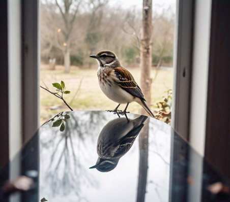 how to prevent birds from flying into glass windows​